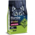Сухой низкозерновой корм Monge Dog Be Wild Low Grain для собак, с мясом дикого кабана, 2.5 кг