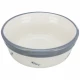 Миска Trixie Ceramic Bowl для кошек, диаметр 12 см, 300 мл, белая/сине-серая