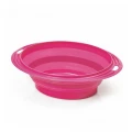 Миска Georplast Squeeze Oval Big раскладная походная для животных, 1 л, 23×17×7 см