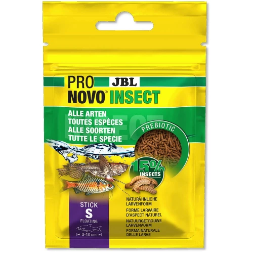 Корм JBL Pronovo Insect Stick S для риб, палички, 20 мл, 10 г