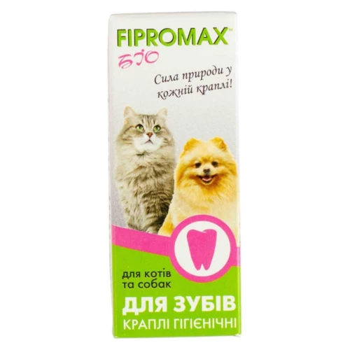 Капли Fipromax БИО для кошек и собак, для зубов, гигенические, 15 мл