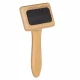 Щітка-пуходерка Flamingo Bamboo для собак, S, 15,3×6.8 см