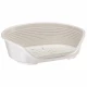 Пластиковий лежак Ferplast Siesta Deluxe 8 White з антиковзаючим покриттям, 82.5×59.5×25 см