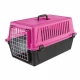 Переноска Ferplast Carrier Atlas 20 EL Palbox для кошек и собак, пурпурно-чёрная, 58×37×32 см