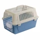 Переноска Ferplast Carrier Atlas 10 Open для котів і собак, біло-блакитна, 48.5×32.5×29 см