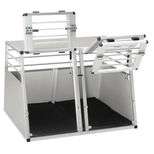 Автомобильная переноска Ferplast Atlas Car Aluminium для собак, белая, 92×81×66 см