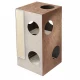 Ferplast Cat Tree Kubo 2 домик для кошек с когтеточкой и зонами для отдыха и игр, 45x47x89 см