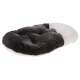 Меховая подушка Ferplast Relax 65/6 Soft Black для кошек и собак, чёрная, 65×42 см
