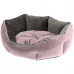 Бархатный диван Ferplast Queen 50 Pruple-Grey для кошек и собак, 50×40×18 см