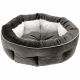 Бархатная кровать Ferplast Marquis 55 Bedding Grey-Ivory для кошек и собак, 55×20 см