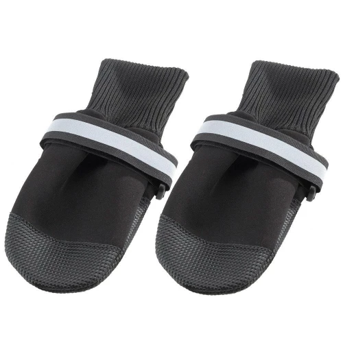 Защитная обувь Ferplast Protective Shoes Black для собак, размер XL, черная, 9×10×11 см