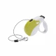 Поводок-рулетка Ferplast Amigo Mini Cord White-Green Lead для собак cо шнуром, зелено-білий, 12x3x10 см