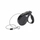 Поводок-рулетка Ferplast Amigo Mini Cord Black Lead для собак cо шнуром, чорний, 12x3x10 см