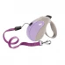 Поводок-рулетка Ferplast Amigo S Cord  Beige-Purple Lead для собак cо шнуром, бежево-фиолетовый, 14x3,6x12 см