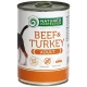 Консерва Natures Protection Adult Beef & Turkey для дорослих собак, 400 г