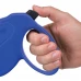 Поводок-рулетка для собак до 15 кг Ferplast Amigo Easy S Tape Blue c стрічкою, синій, 5 м