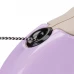 Поводок-рулетка Ferplast Amigo S Cord  Beige-Purple Lead для собак cо шнуром, бежево-фиолетовый, 14x3,6x12 см