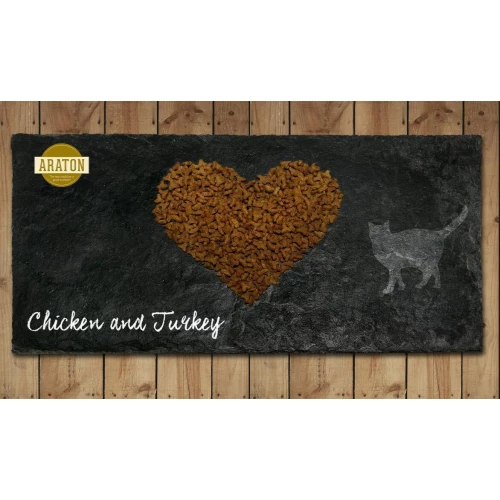 Сухий корм Araton Adult With Chicken & Turkey для котів вагою від 1 до 8 кг, 15 кг